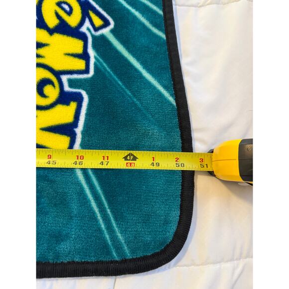 Pokemon Pikachu Character Fleece Throw Blanket 39 x 51 Nintendo Kids Gaming - Picture 6 of 14